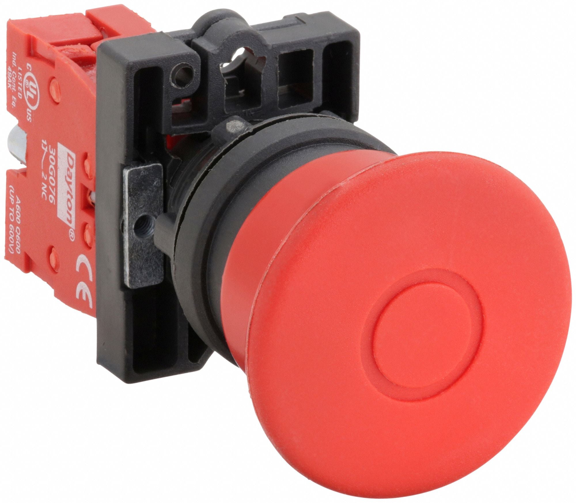 DAYTON 30G248 Emergency Stop Push Button Non Illuminated Red 1NC