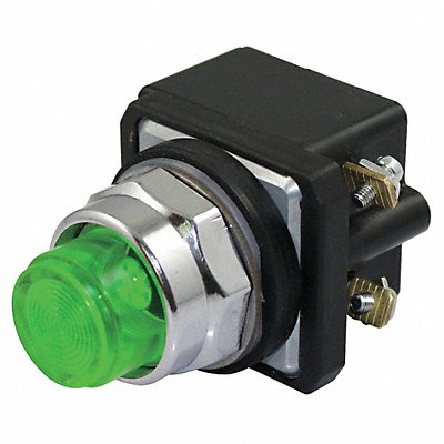 DAYTON 30G399 H6726 Pilot Light Green 30mm LED