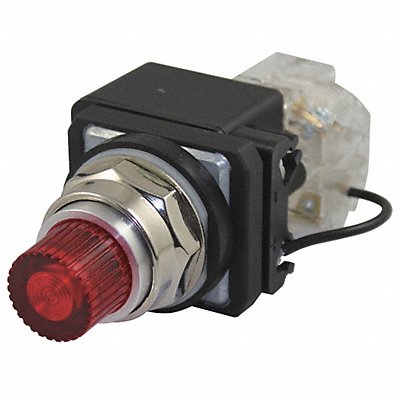 DAYTON 30G417 H6738 Pilot Light Red 30mm LED