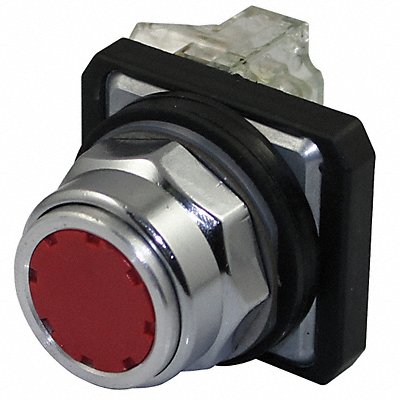 DAYTON 30G437 H7067 Flush Push Button Operator Non Illuminated Red 1NO/1NC