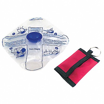 MEDSOURCE MS21106 CPR Faceshield Small Red