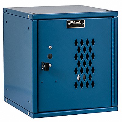 HALLOWELL HC1212121DPMB K7523 Locker 1x1Locker Bl 12.75 x11.25 x12 Unassembled