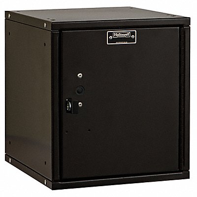 HALLOWELL HC1212121PLME K7524 Locker 1x1Locker Blk 12.7 x11.25 x12 Unassembled