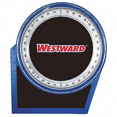 WESTWARD 30PA69 Angle Finder 90 Deg 3-1/2 in Blue