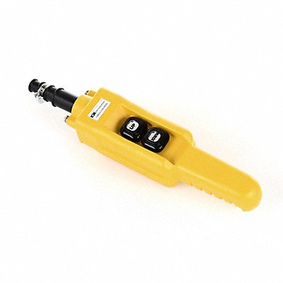 KH INDUSTRIES CPE02D00000A Pendant Control Station DeadEnd 2Buttn Ylw