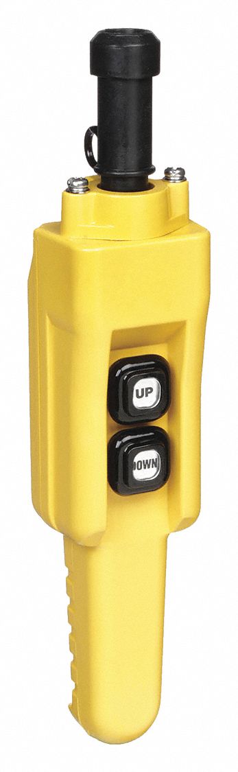 KH INDUSTRIES CPE02C00000A Pendant Control Station DeadEnd 2Buttn Ylw