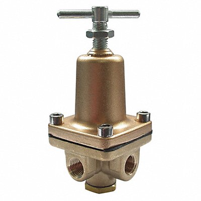 GRAINGER 30PV04 Pressure Regulator Brass 300 psi