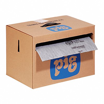 PIG MAT284 Absorbent Roll Universal Grey 80 ft.L