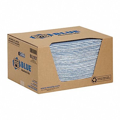 PIG BLU107 Absorbent Pad Universal Light Blue PK50