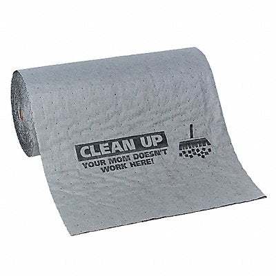PIG MAT60881 Absorbent Roll Universal Grey 75 ft.L