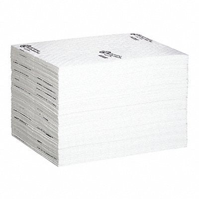 PIG MAT4105 Absorb Pad Oil-Based Liquids White PK100