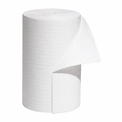 PIG MAT424 Absorbent Roll Oil-Based Liquids White