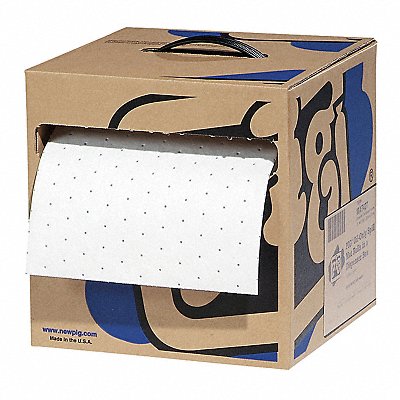 PIG MAT427 Absorb Roll Oil-Based Liquids White PK2