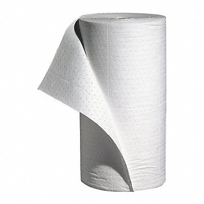 PIG MAT418 Absorbent Roll Oil-Based Liquids White