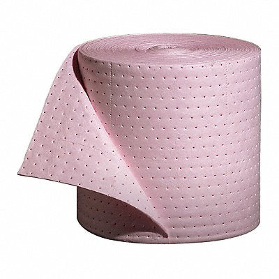 PIG MAT303 Absorbent Roll Chem/Hazmat Pink 150 ft.L