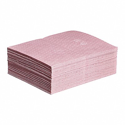 PIG MAT310 Absorbent Pad Chem/Hazmat Pink PK50