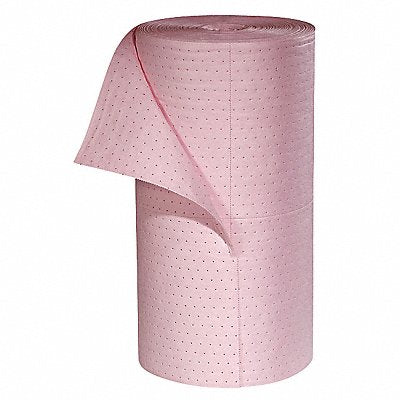 PIG MAT325 Absorbent Roll Chem/Hazmat Pink 300 ft.L