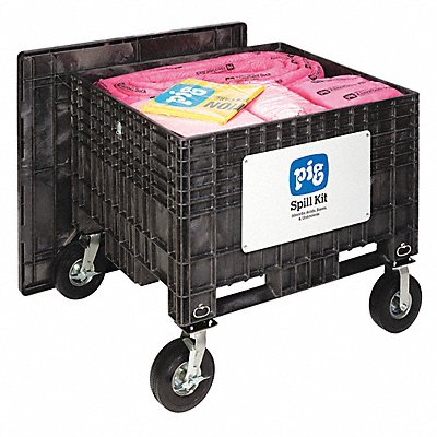 PIG KIT30401 Spill Kit Chem/Hazmat Black