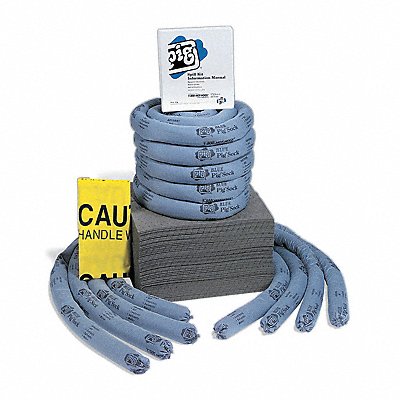 PIG RFL234 Spill Kit Refill Universal Blue/Grey