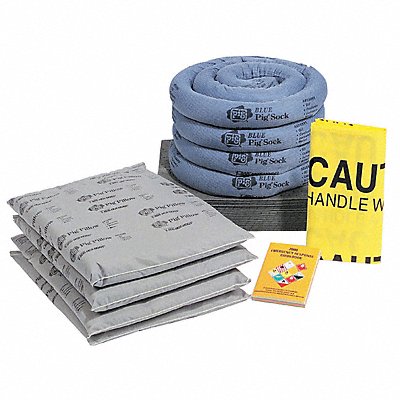 PIG RFL236 Spill Kit Refill Universal Blue/Grey