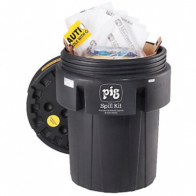 PIG KIT416 Spill Kit Oil-Based Liquids Black