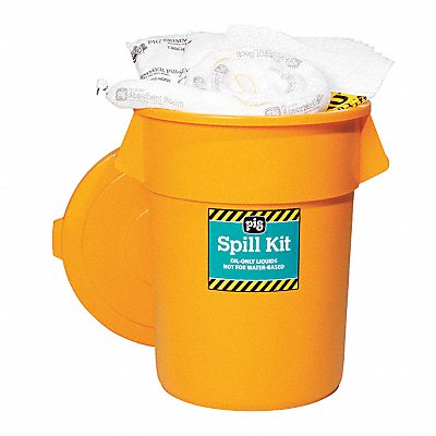 PIG KIT4500 Spill Kit Oil-Based Liquids Yellow