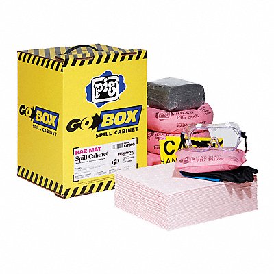 PIG KIT390 Spill Kit Chem/Hazmat Yellow