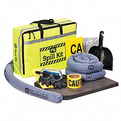 PIG KIT621 Spill Kit Chem/Hazmat Yellow