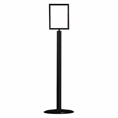 GRAINGER 1310U338511HDV Sign Holder 8-1/2In x 11In Frame Black