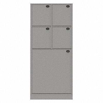 SENTINEL 05AANPT Evidence Locker 36inW Grey 5Compartments