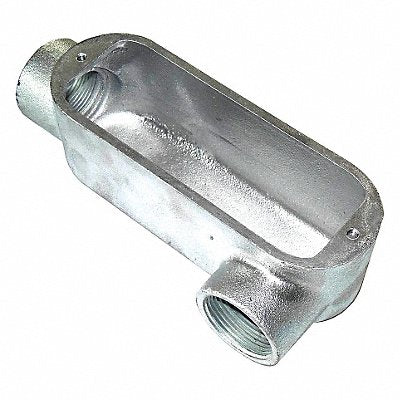 POWER FIRST 30UH02 Conduit Outlet Body Iron LR 1-1/4 In.
