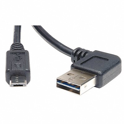 TRIPP LITE UR050003RA Reversible USB Cable Black 3 ft.