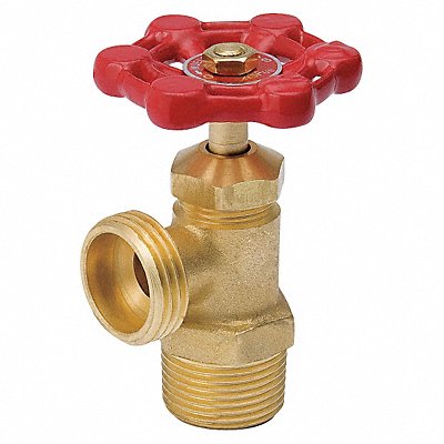 GRAINGER 102004NL Boiler Drain Valve 3/4 in MPT x GHT