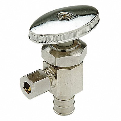 ZURN PEX QQTV40GX Quarter-Turn Supply Stop Angle Compress
