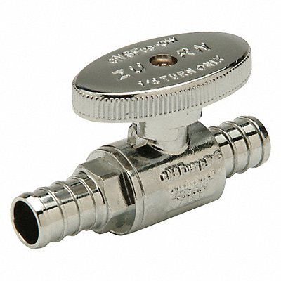 ZURN PEX QQTV477GX Multi-Turn Supply Stop Straight Barb Pex