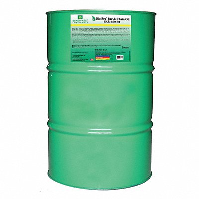 RENEWABLE LUBRICANTS 80616 Chainsaw Lube 55 gal Drum