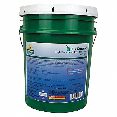 RENEWABLE LUBRICANTS 81874 5 gal Pail Oven Chain Lubricant