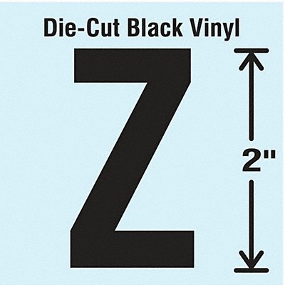 STRANCO INC DBV2Z10 Die Cut Letter Label Z 10 Cards PK10
