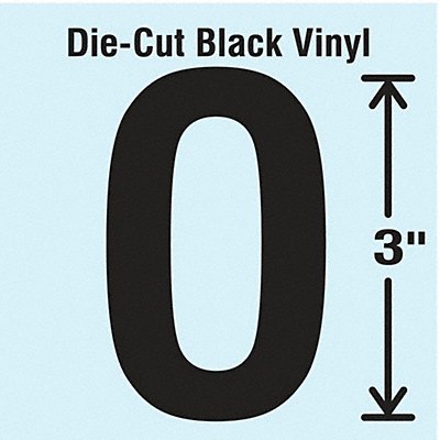 STRANCO INC DBV3O10 K8339 Die Cut Letter Label O 10 Cards PK10