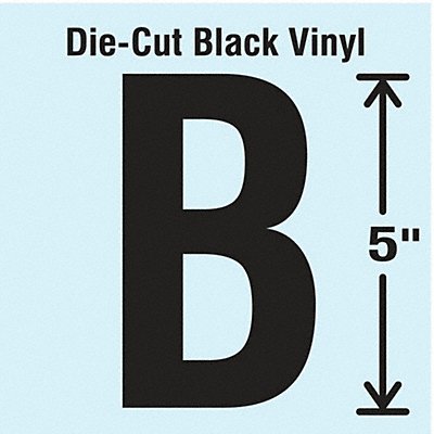 STRANCO INC DBV5B10 Die Cut Letter Label B 10 Cards PK10