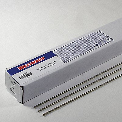WESTWARD 30XP64 Brazing Alloy Rod Nickel Silver 1/8 in.