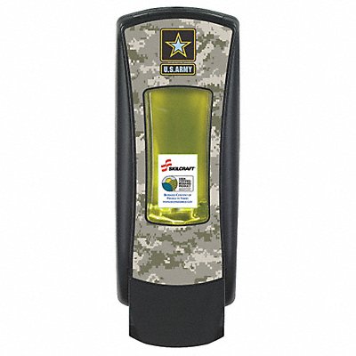 SKILCRAFT 451000NIB0046ARMY Soap Disp BLK 1 250 mL 4 5/8 inD