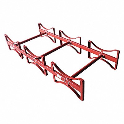 DAYTON 30YN84 Drum Rack 55 gal Dia 23 1/2in Red