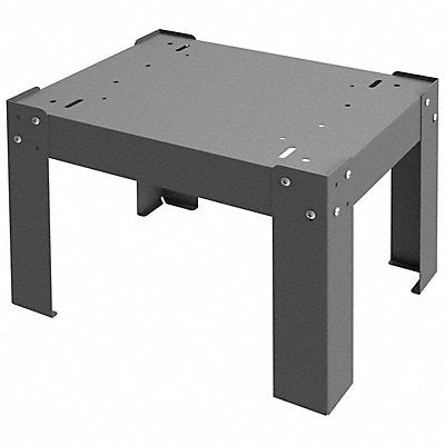 DURHAM MFG 31195 Optional Cabinet Base Gry Steel PwdrCtd