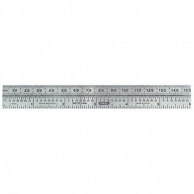 GENERAL TOOLS 311ME Steel Rule 6 L Metric Flexible