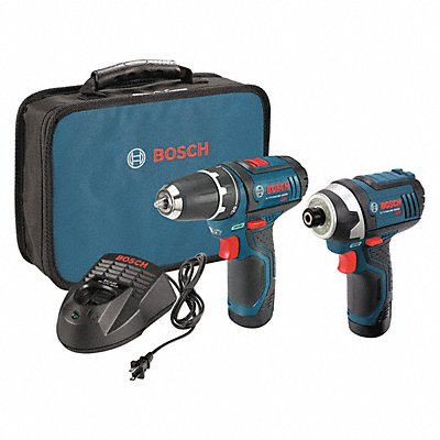 BOSCH CLPK22120BAT415GLI12V300N Cordless Combination Kit 3 Tools 12V DC