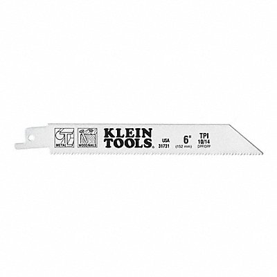 KLEIN TOOLS 31731 Recip. Blades 6 10/14 TPI-PK5