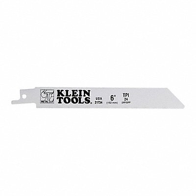 KLEIN TOOLS 31734 Saw Blade 24 TPI for 18 Ga Metal 6 PK5
