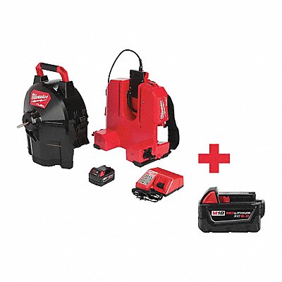 MILWAUKEE 2775A21148111850 Drain Gun Kit 18.0V 100 ft Max Run
