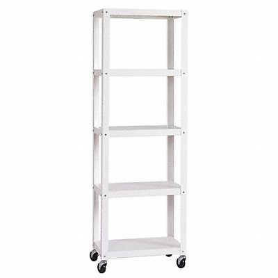 SPACE SOLUTIONS 21753 Bookcase Bookshelf White 14 D